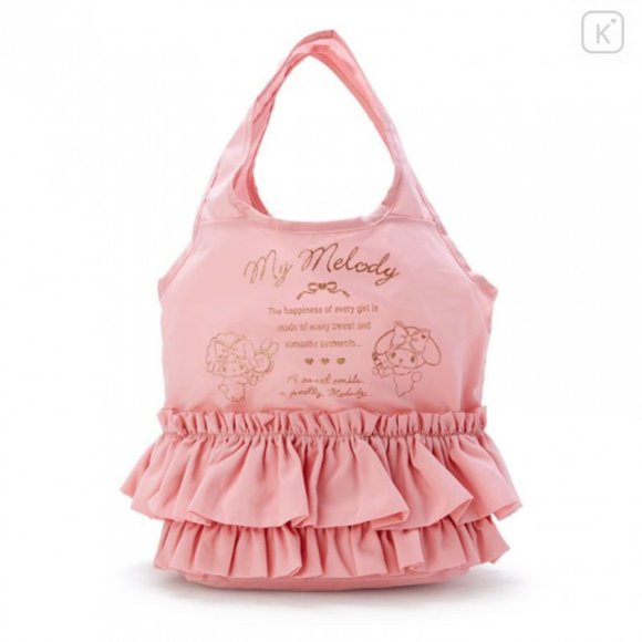 Sanrio My Melody pink ruffled tote bag - Picture 1 of 7